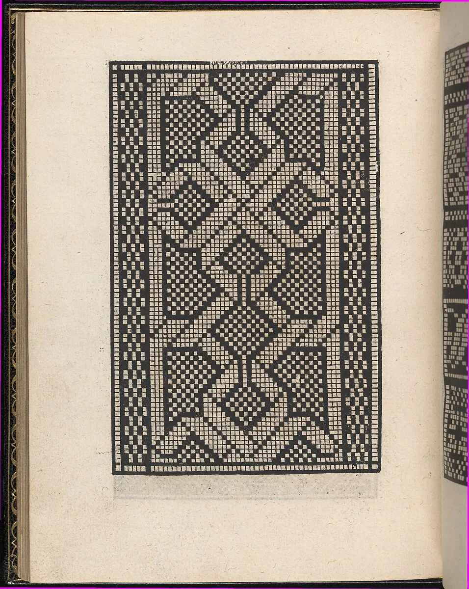 Page from Ein new kunstlich Modelbuch...(Page 37v) — Peter Quentel