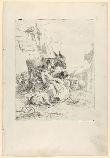 A Mother with two Children, from the Scherzi