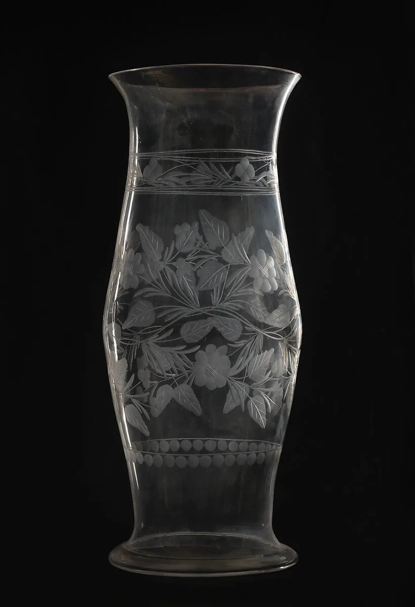 Hurricane glass (one of a pair) — Unknown