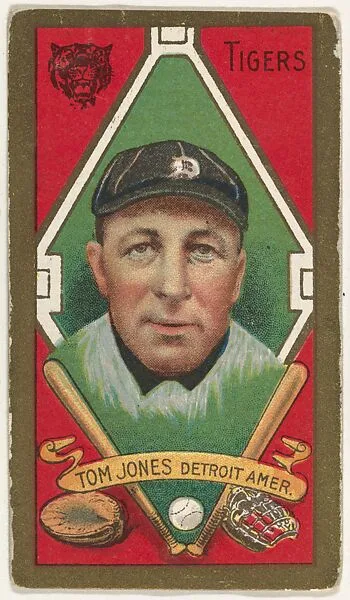 Tom Jones, Detroit Tigers, American League, from the "Baseball Series" (Gold Borders) set (T205) issued by the American Tobacco Company — American Tobacco Company