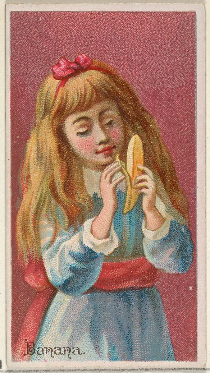 Banana, from the Fruits series (N12) for Allen & Ginter Cigarettes Brands — Allen & Ginter|George S. Harris & Sons
