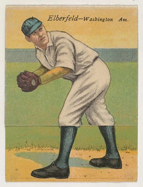 Elberfeld, Washington, American League, from the Mecca Double Folder series (T201) — Mecca Cigarettes