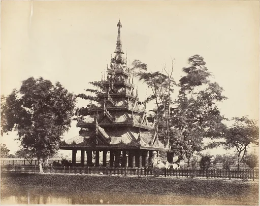 [Burmese Pagoda in the Eden Gardens, Calcutta]