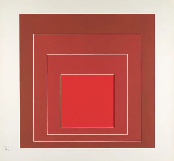Proof for White Line Square series — Josef Albers|Gemini G.E.L.|Kenneth E. Tyler
