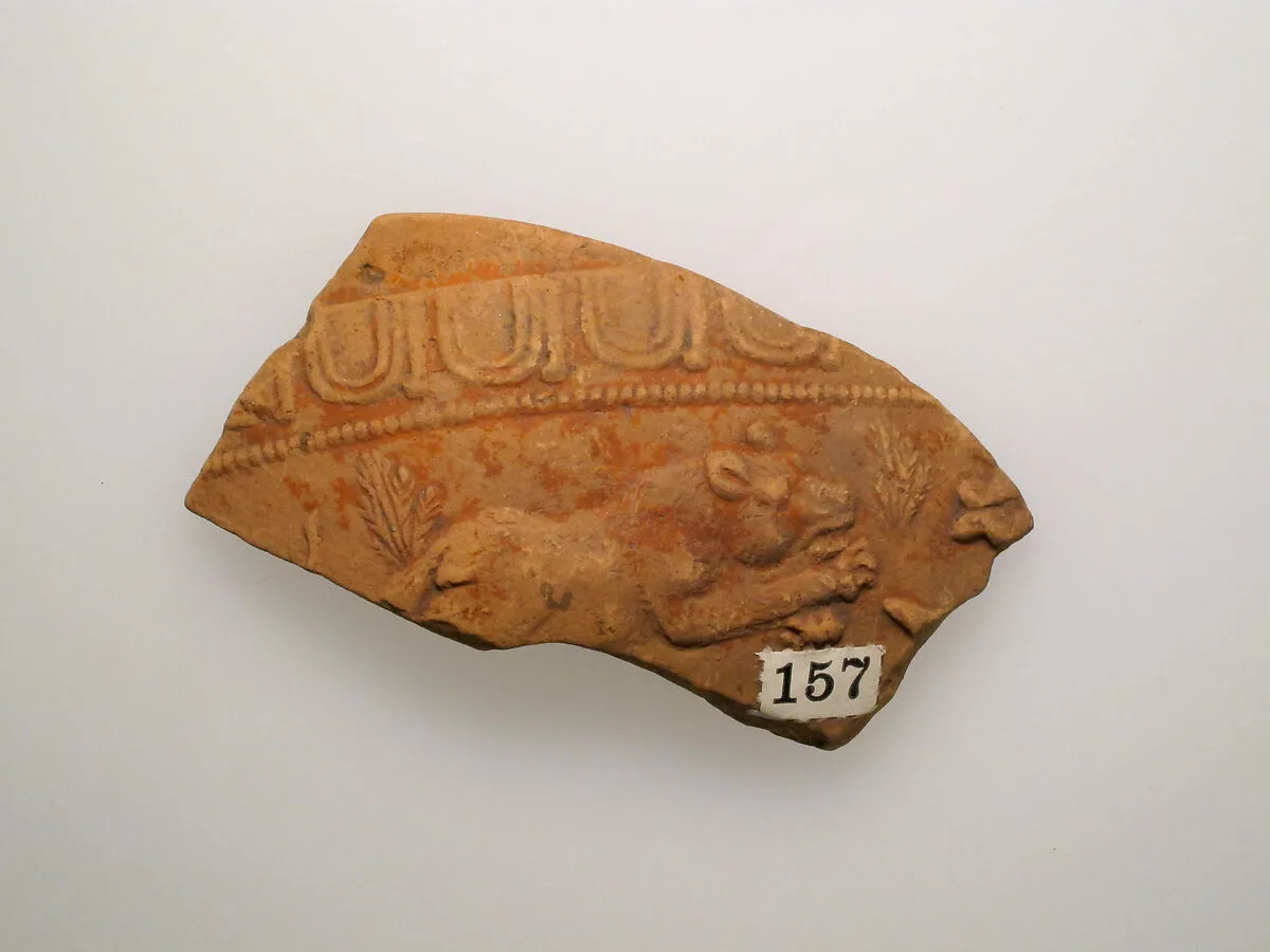 Vase fragment — Unknown