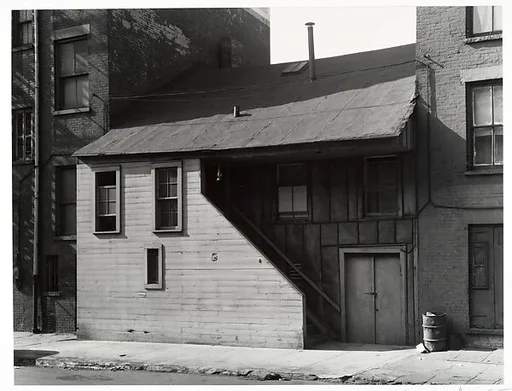 [Oldest Frame House in Manhattan, Weehawken Street]