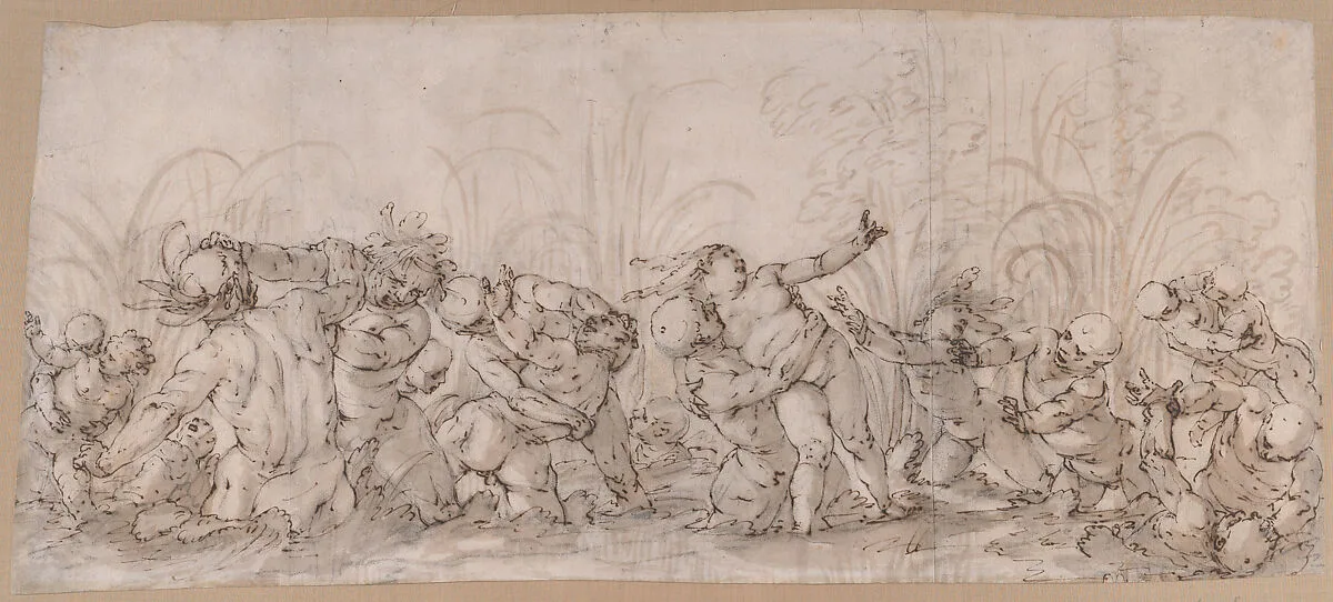 Tritons Abducting Nereids — Luca Cambiaso