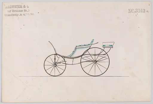 Design for Pony Phaeton, no. 3242a