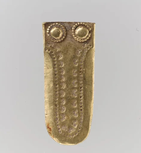 Gold Strap End