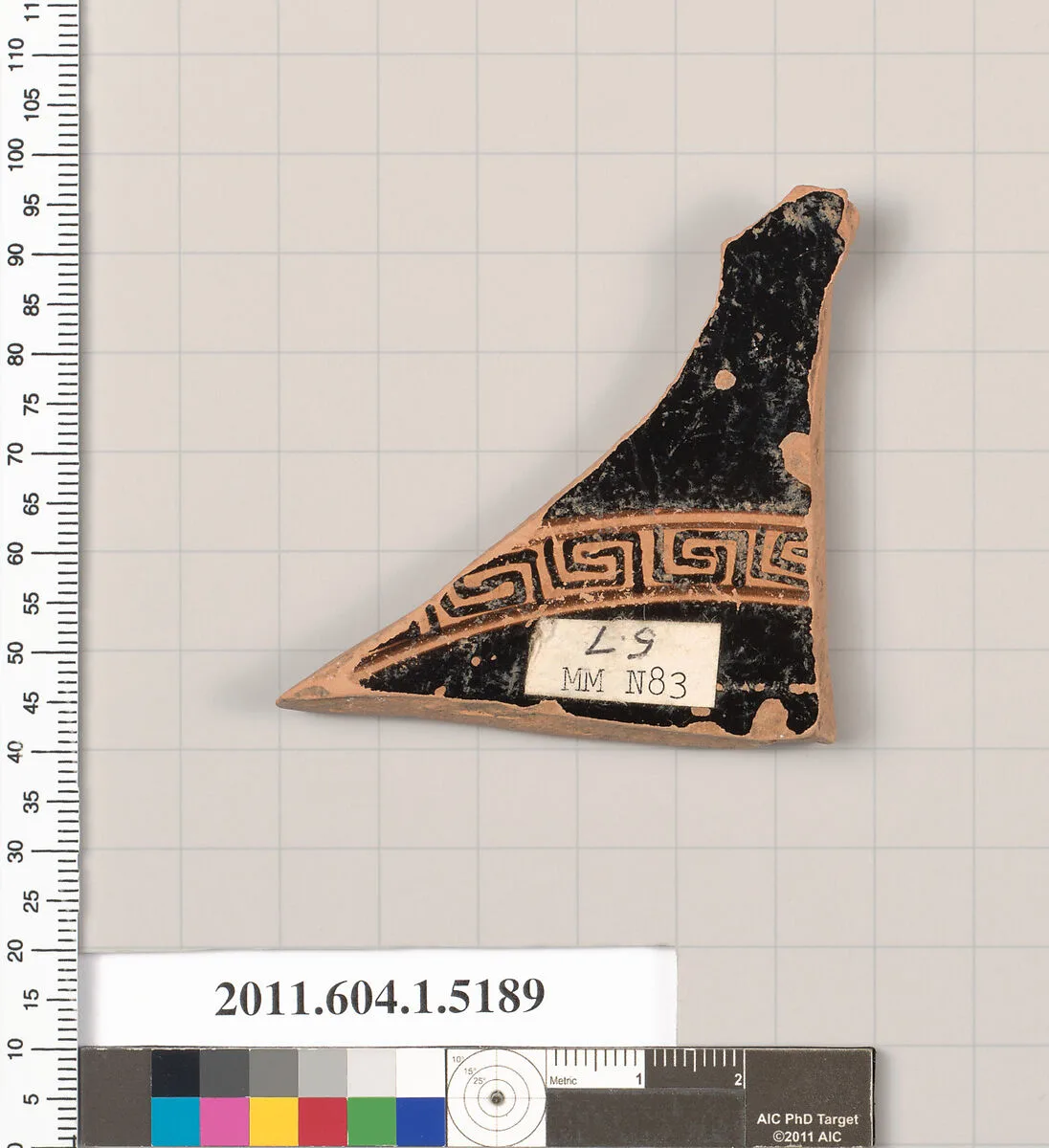 Terracotta fragment of a kylix (drinking cup) — Unknown