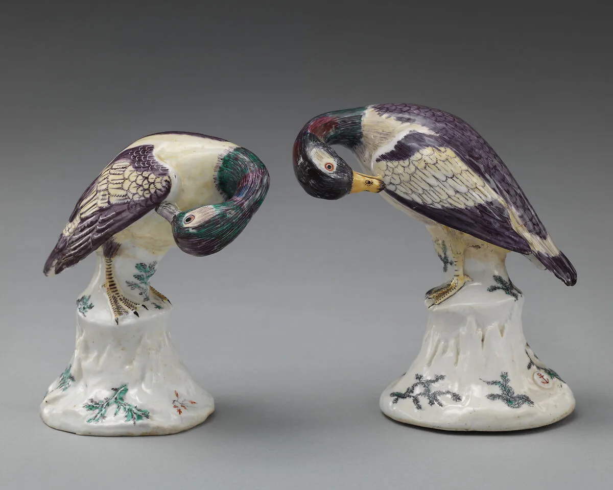 Pair of ducks — Chelsea Porcelain Manufactory