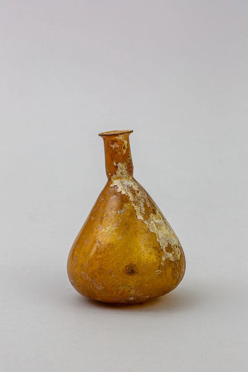 Glass perfume bottle — Unknown