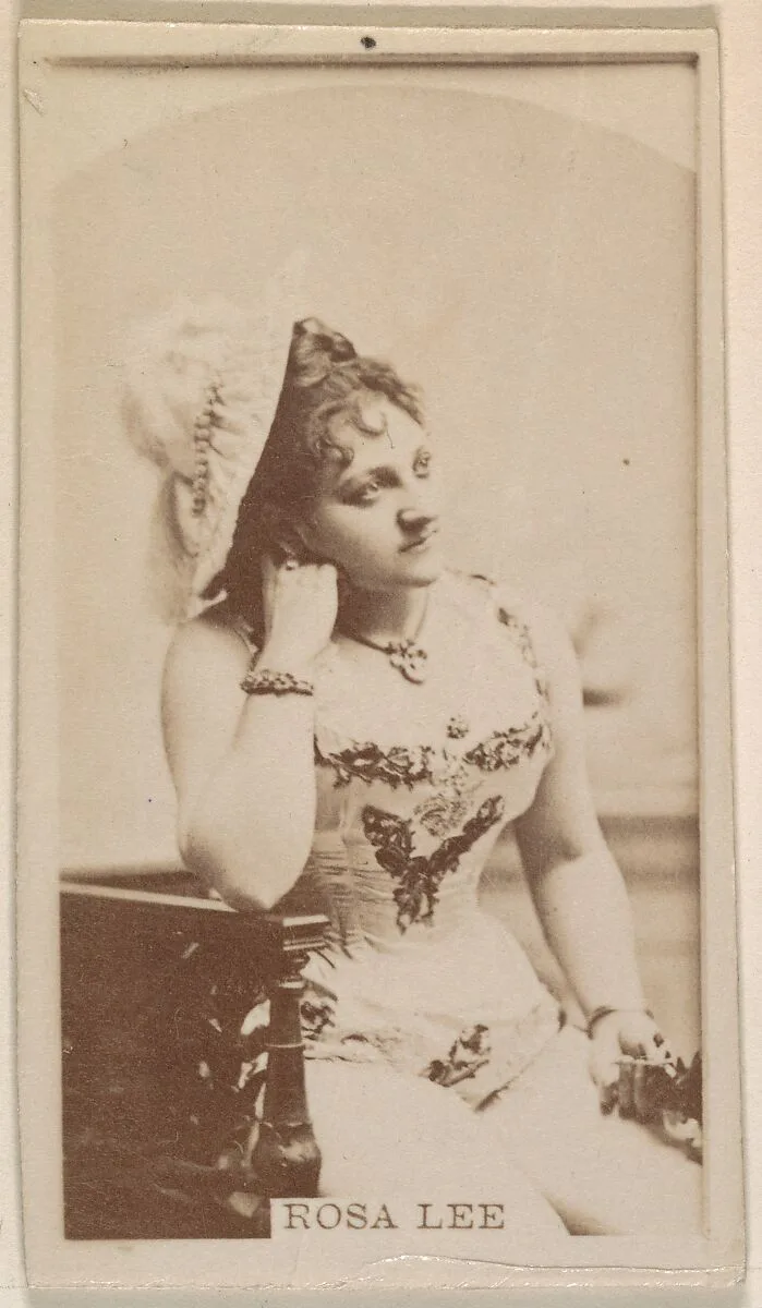 Rosa Lee, from the Actresses series (N245) issued by Kinney Brothers to promote Sweet Caporal Cigarettes — Kinney Brothers Tobacco Company