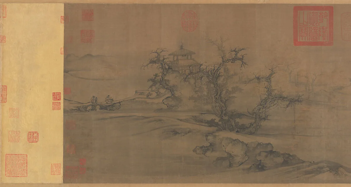 北宋 郭熙 樹色平遠圖 卷 |Old Trees, Level Distance — Guo Xi