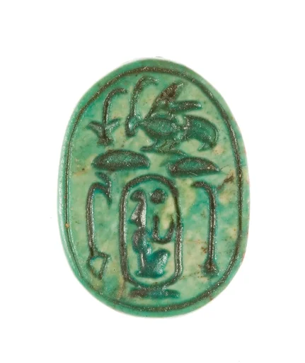 Scarab Inscribed King of Upper and Lower Egypt Maatkare, Having Dominion