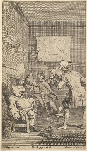 "Tristram Shandy," Frontispiece, Volume 1,