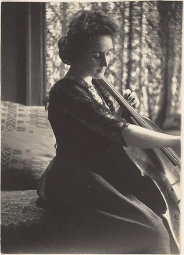 [Woman Playing Cello]