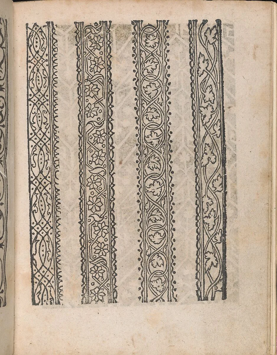 Modelbuch aller Art Nehens vn Stickens (Page 8r) — Christian Egenolff