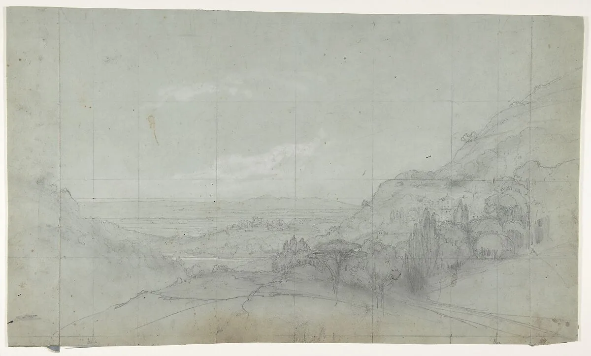 Design for a Stage Set at the Opéra, Paris — Eugène Cicéri