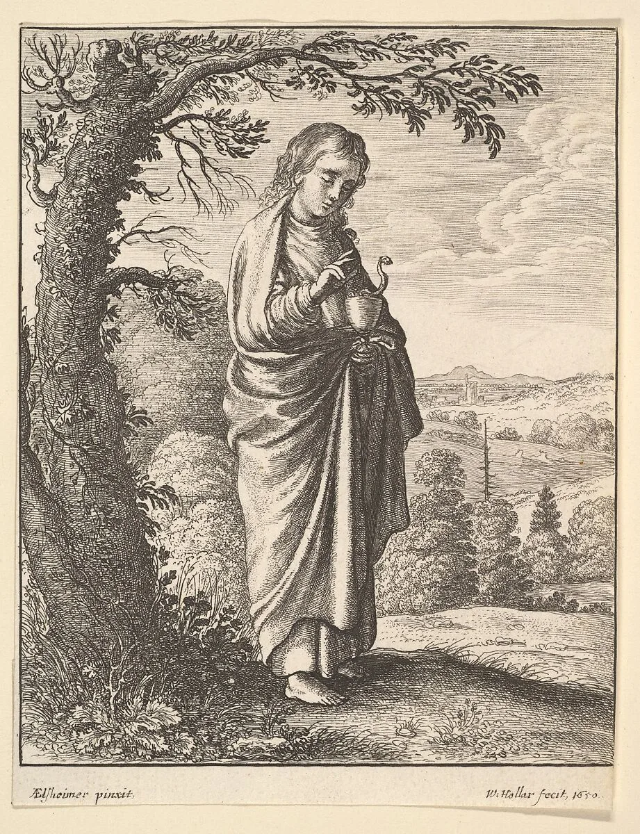 St. John the Evangelist — Adam Elsheimer|Wenceslaus Hollar
