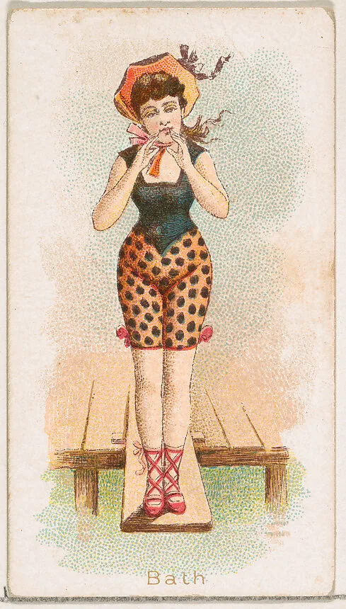 Bath, from the Fancy Bathers series (N187) issued by Wm. S. Kimball & Co. — William S. Kimball & Company