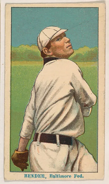 Chief Bender, Baltimore, from Coupon Cigarettes Baseball Issue, 1914-1916 — Coupon Cigarettes