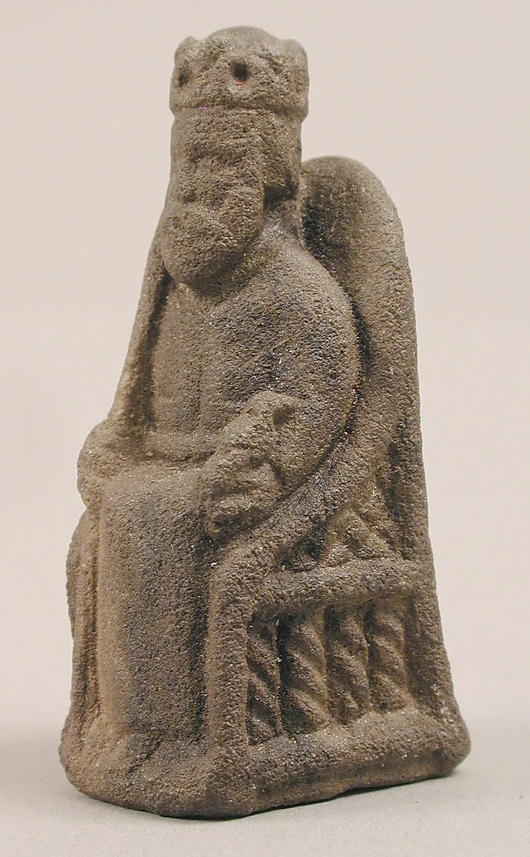 Game Piece in the Form of an Enthroned King — Unknown