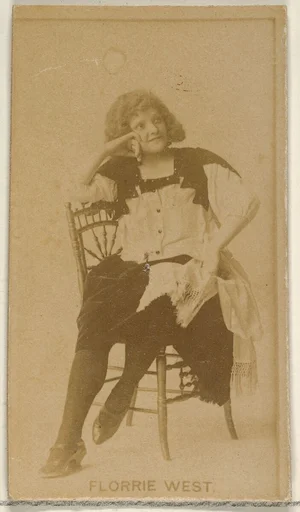Florrie West, from the Actors and Actresses series (N45, Type 8) for Virginia Brights Cigarettes