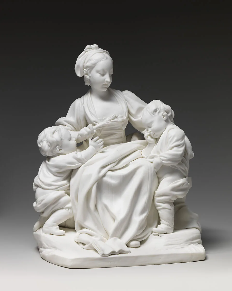 The Schoolmistress — Sèvres Manufactory|Etienne-Maurice Falconet|François Boucher
