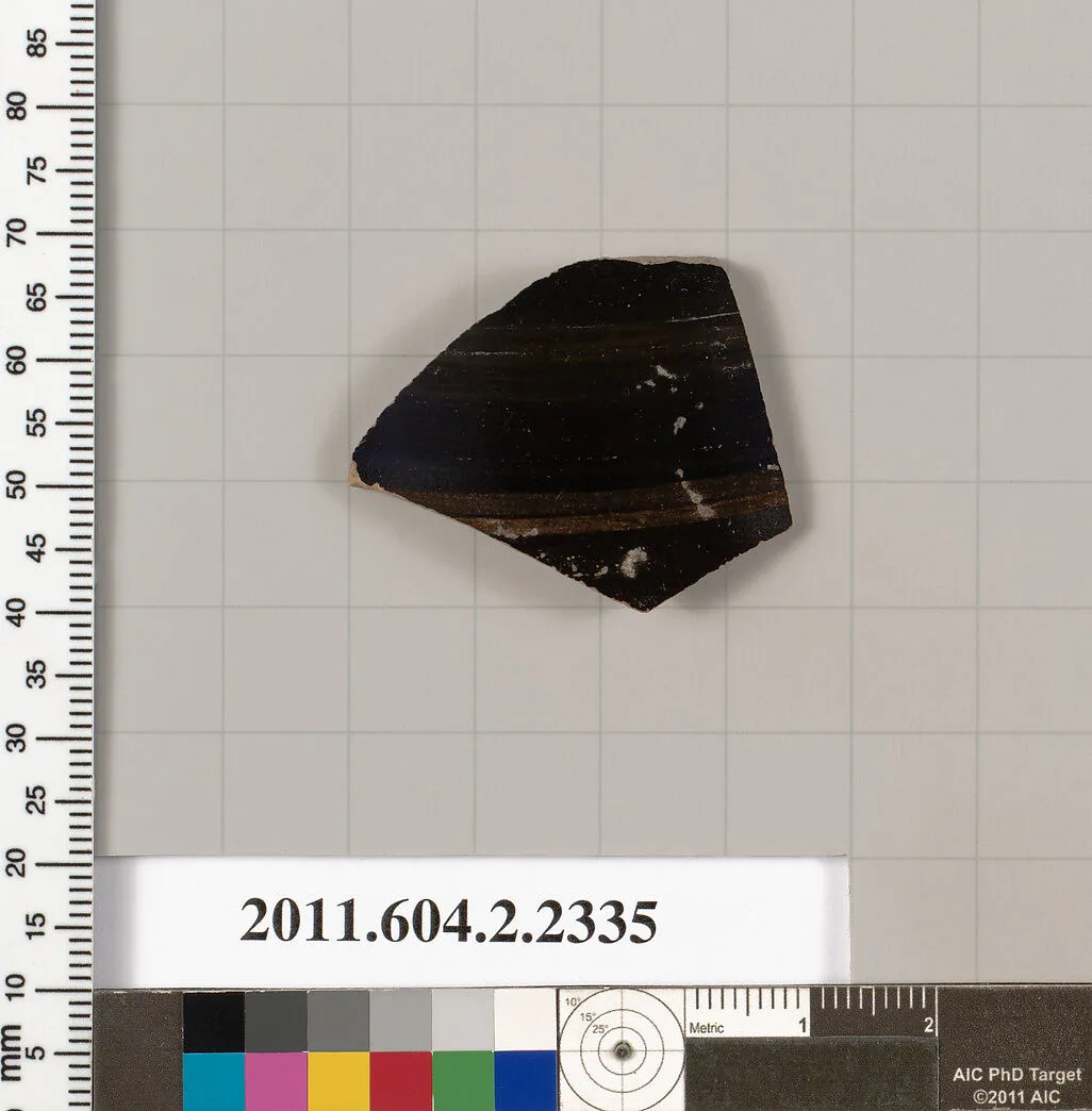 Terracotta fragment of a skyphos (deep drinking cup)? — Unknown