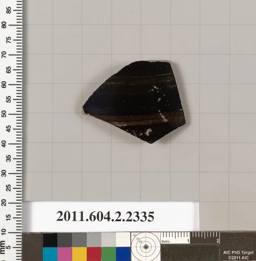Terracotta fragment of a skyphos (deep drinking cup)?