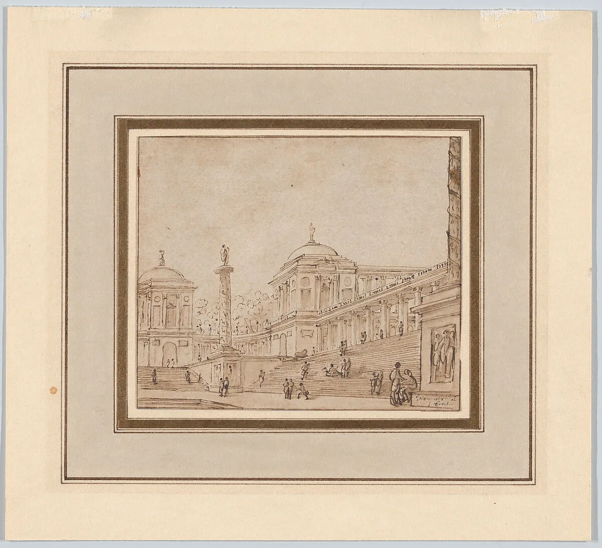 An Architectural Capriccio — Luc Vincent Thiery de Sainte Colombe