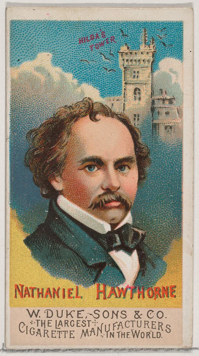 Nathaniel Hawthorne, from the series Great Americans (N76) for Duke brand cigarettes — W. Duke, Sons & Co.