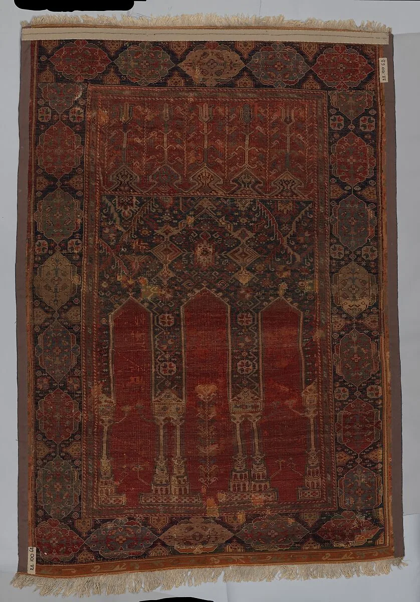 Prayer Rug with Coupled Columns — Unknown