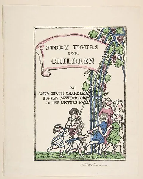Story Hours for Children by Anna Curtis Changler, Sunday Afternoons in the Lecture Hall — The Metropolitan Museum of Art|Florence Wyman Ivins