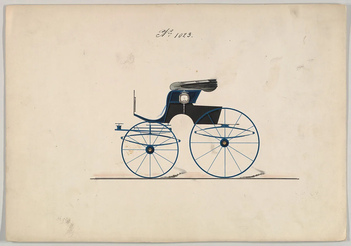 Design for Unclassified Carriage, no. 1023 — Brewster & Co.