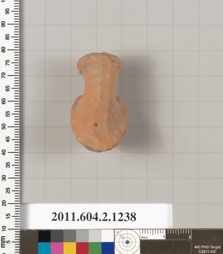 Terracotta fragments from a plastic vase