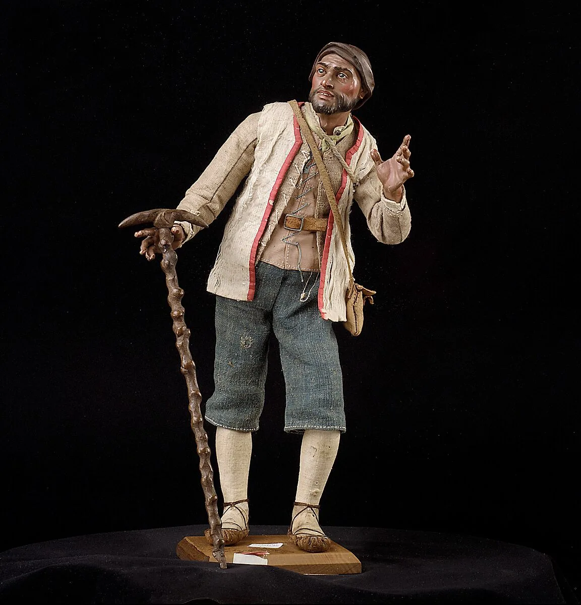Man with staff and brace of birds — Unknown