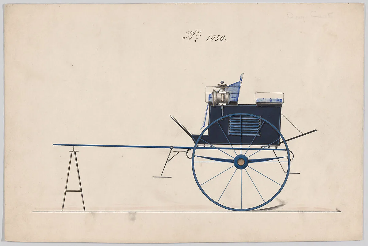 Design for 2 Wheeler, no. 1030 — Brewster & Co.