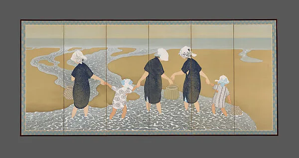 大潮の跡|After High Tide — Tsuji Kakō 都路華香