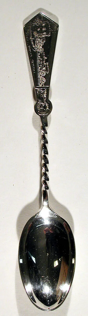 Souvenir spoon with City of Carlisle Courts — Unknown
