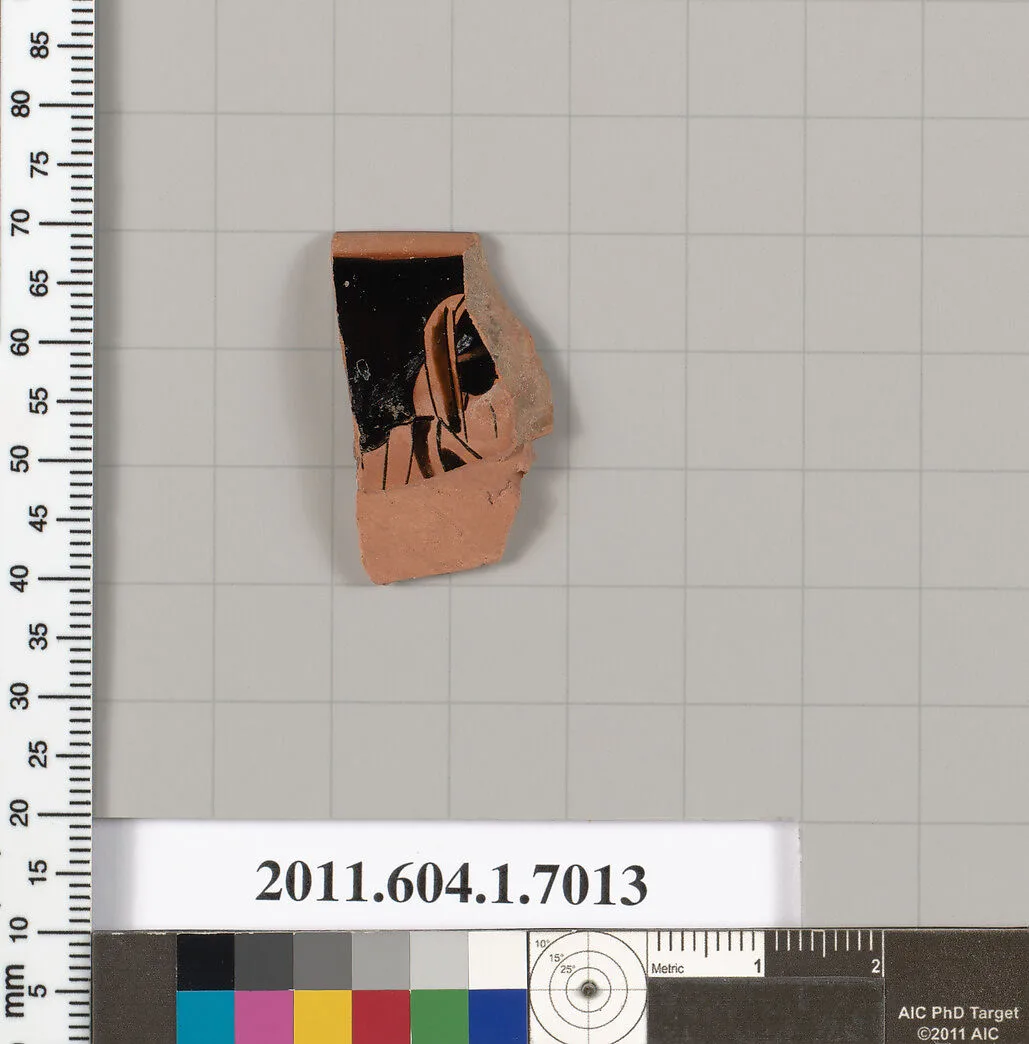 Terracotta rim fragment of a kylix (drinking cup) — Unknown