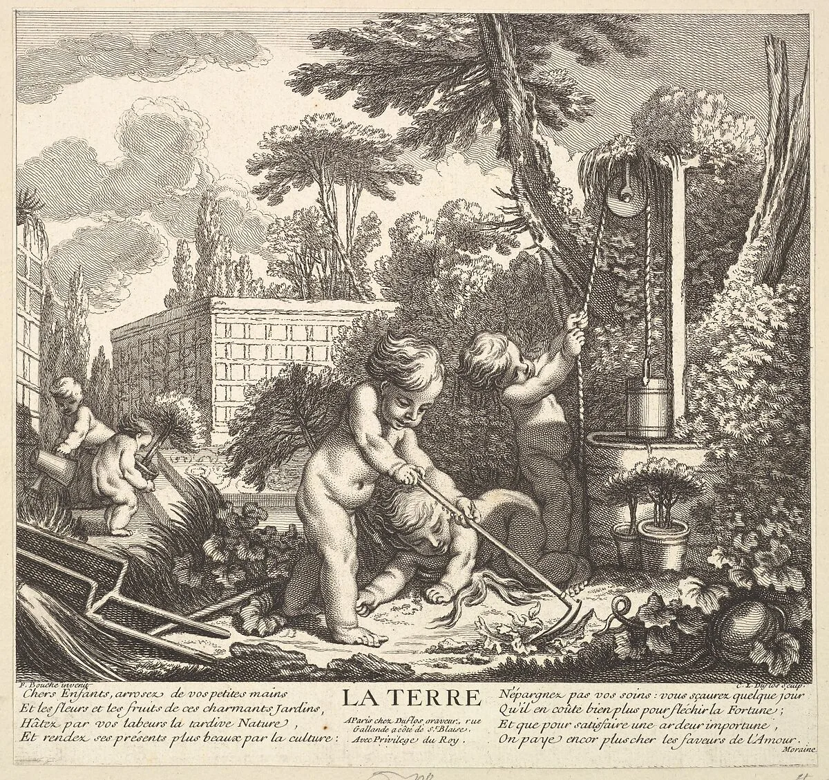 Earth — Claude Augustin Duflos le Jeune|François Boucher