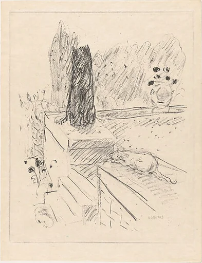 Cat on a Balcony, from "Dingo" by Mirabeau