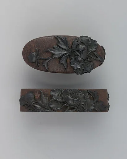 Sword-Hilt Collar and Pommel (Fuchigashira)