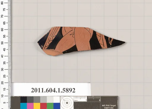 Terracotta fragment of a kylix (drinking cup)