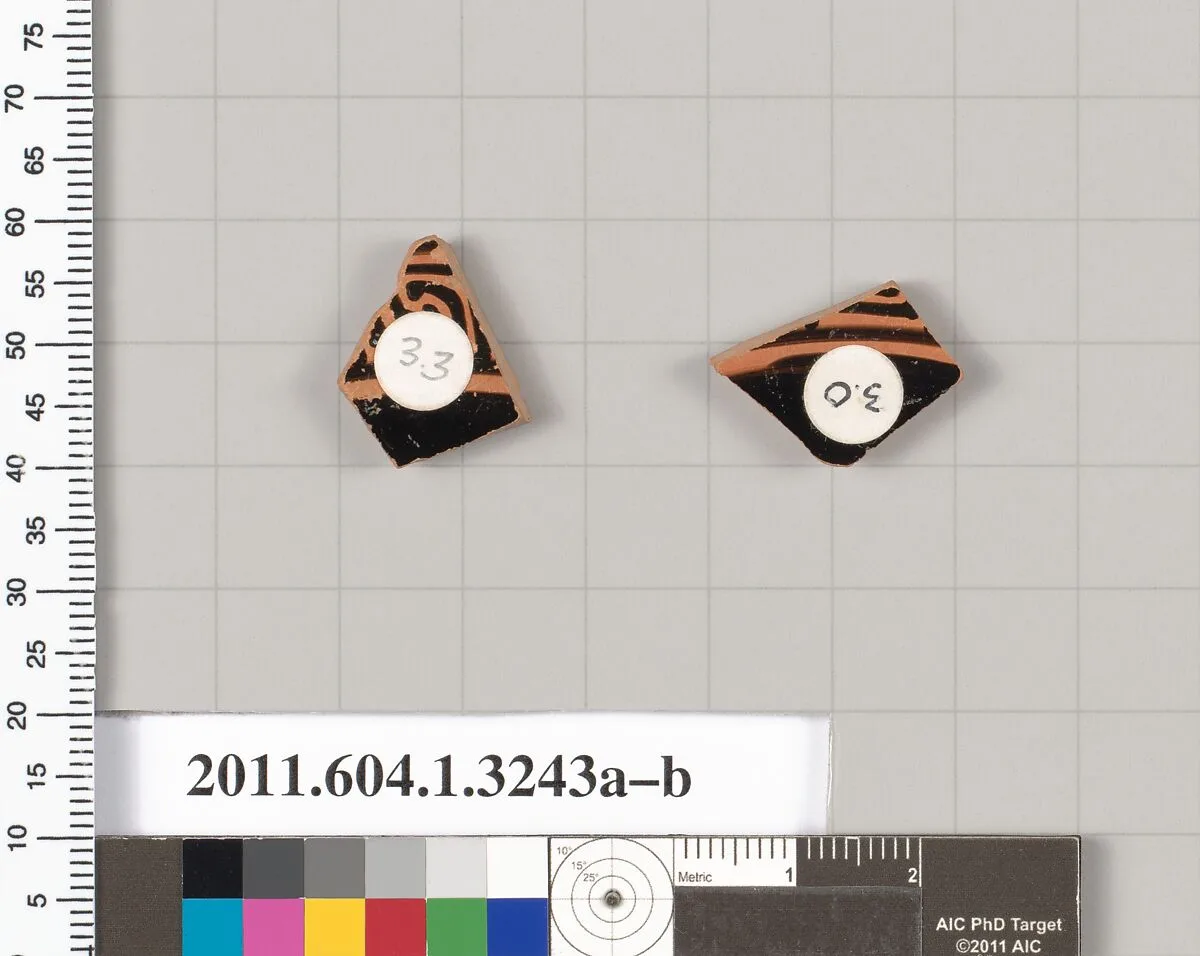 Terracotta fragments of kylikes (drinking cups) — Unknown