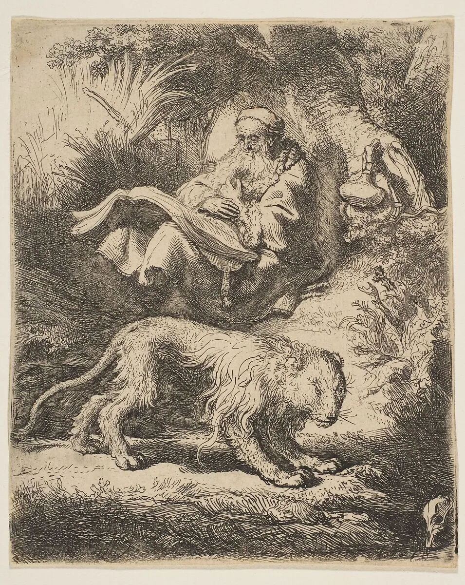 St. Jerome Reading — Rembrandt (Rembrandt van Rijn)