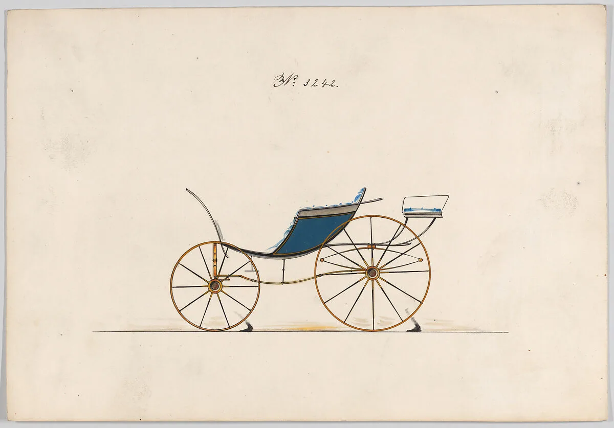 Design for Pony Phaeton, no. 3242 — Brewster & Co.