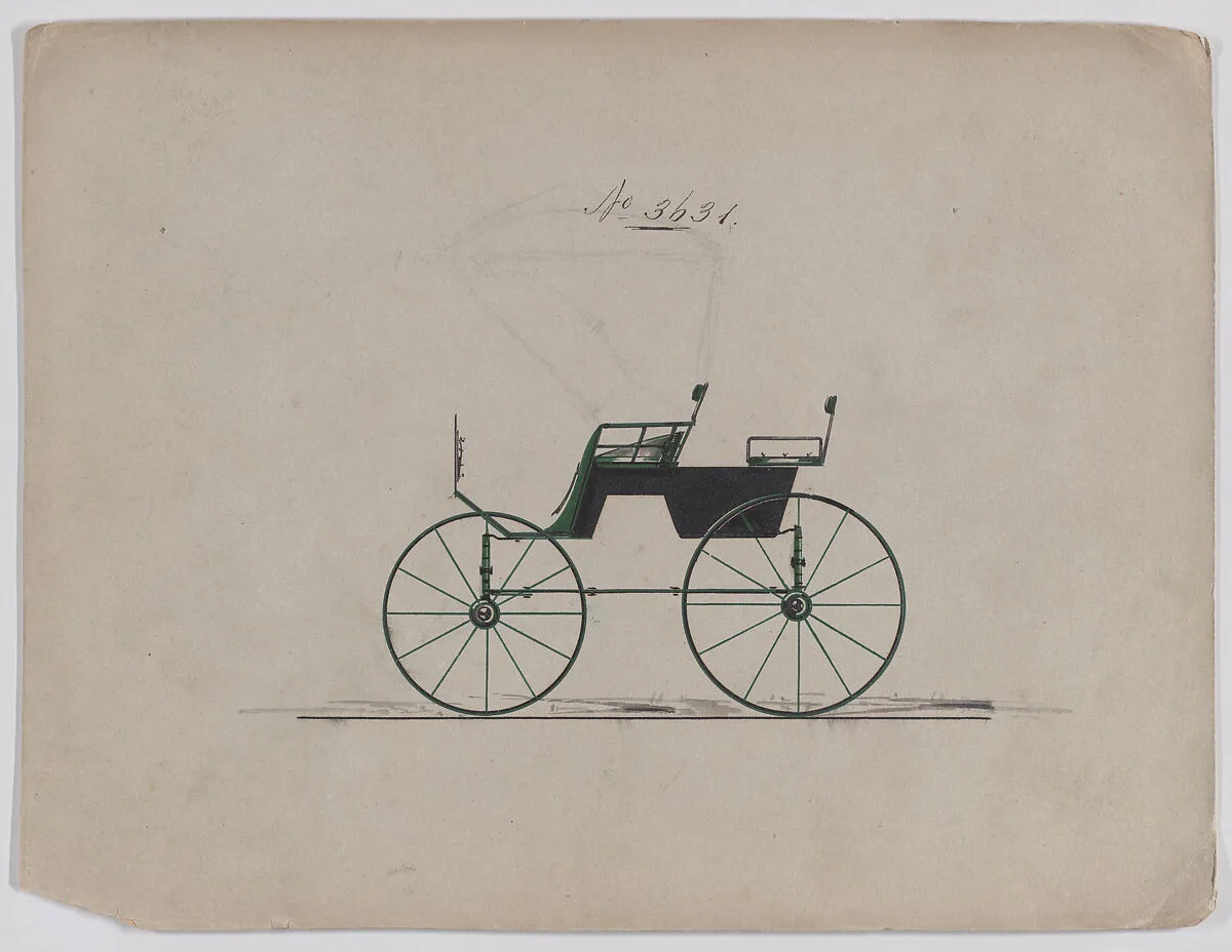 Design for a Phaeton, no. 3631 — Brewster & Co.
